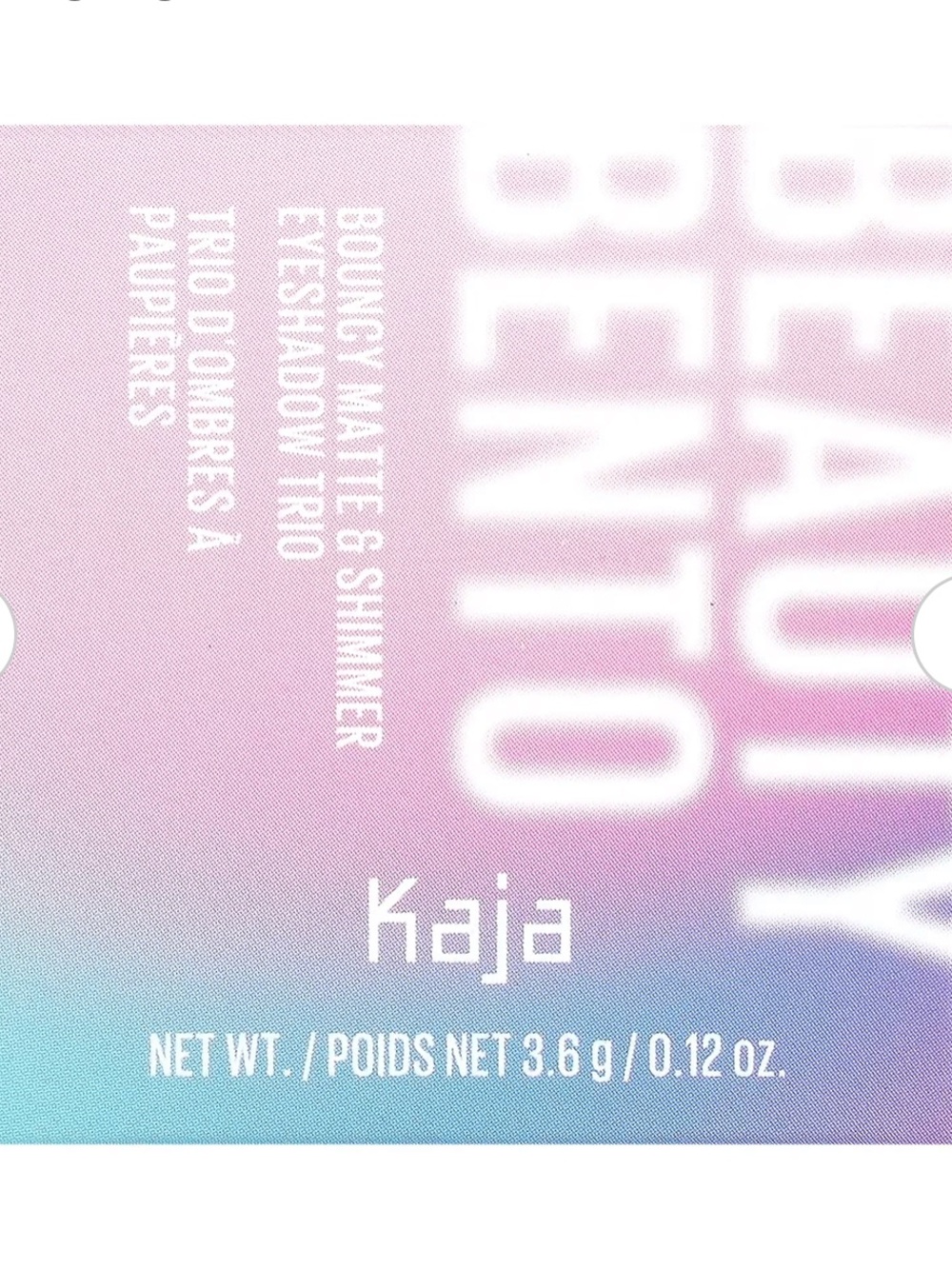 Kaja Beauty Bento, Bouncy Matte & Shimmer Eyeshadow Trio, 10 Spiked Ginger
